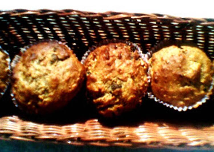 Recipe of Quick Fluffy Flax-seed Muffins