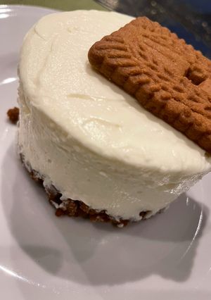 Une photo de Cheesecake citron/spéculos sans cuisson