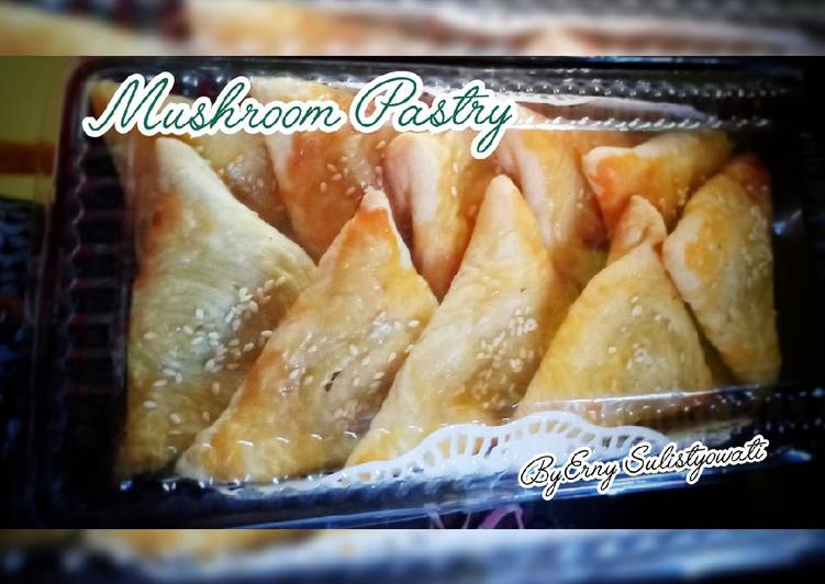 Cara Gampang Menyiapkan 🍄Mushroom Pastry🍄 Anti Gagal