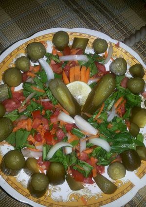 صورة لوصفة سلطة جرجير