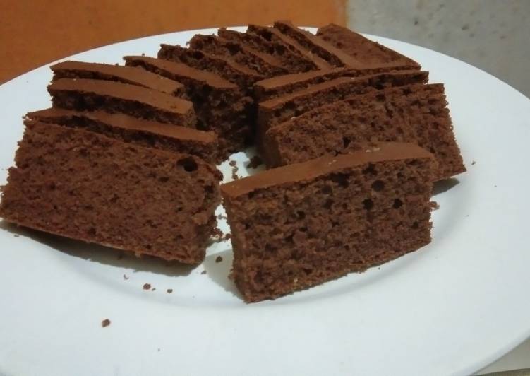 Resep Bolu panggang choklat lembut😊 yang mudah
