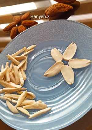 عکسی از دستور خلال بادام