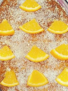 صورة لوصفة بسبوسه بالبرتقال 🍊🍊