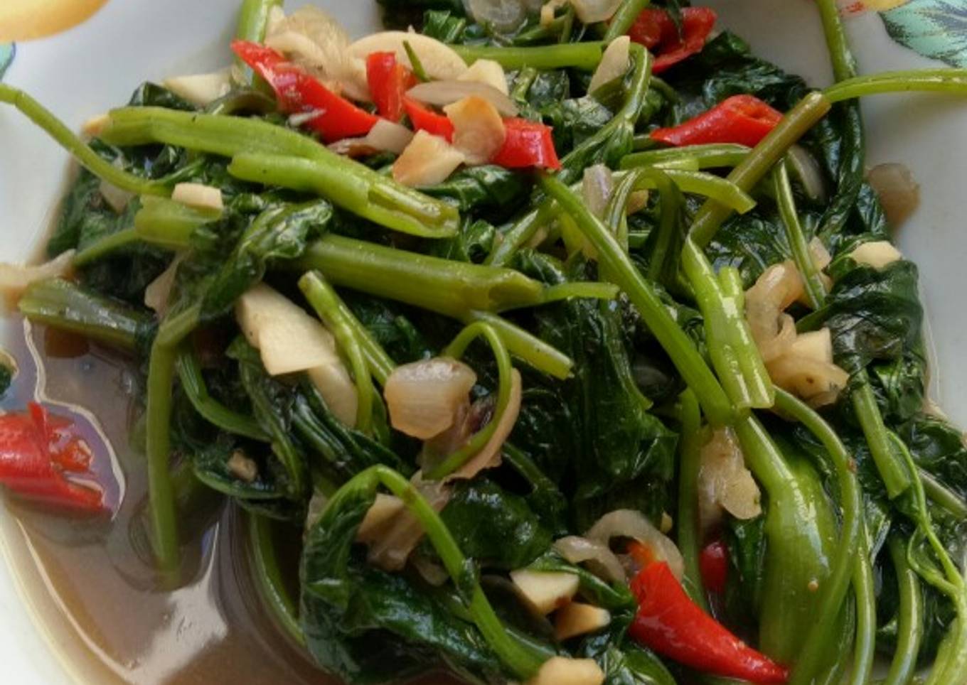 21. Tumis Kangkung Terasi