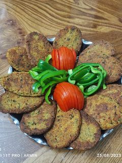 عکسی از دستور کتلت گیاهی🍀☘️