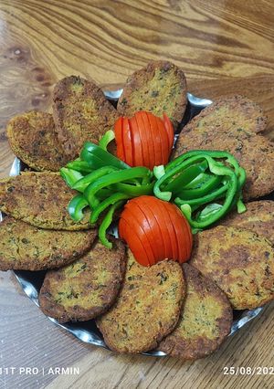 عکسی از دستور کتلت گیاهی🍀☘️