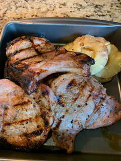 A picture of Pineapple Pork Chops.
