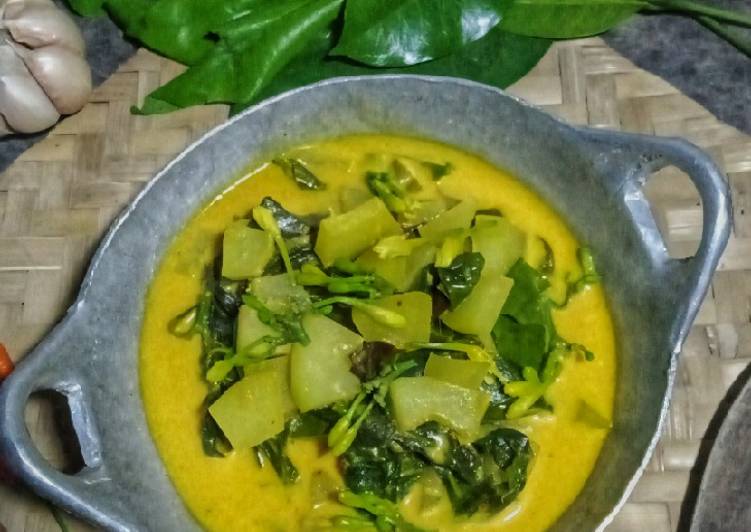 Cara Gampang Membuat Sayur Ganemo(Sayur Daun Melinjo)Khas Sulawesi, Lezat Sekali