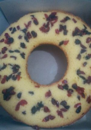 Foto resep Vanilla fruit cake, no ribet