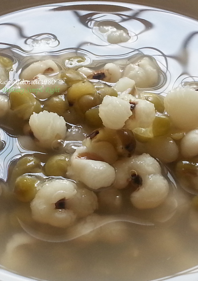 燉鍋版的綠豆薏仁湯~~『免浸泡』軟q綿密 的食譜成品照片