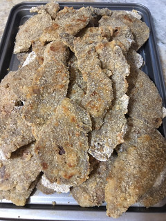 Una foto de Milanesas de ciervo al horno!! Sin tacc!!