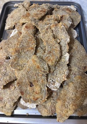 Una foto de Milanesas de ciervo al horno!! Sin tacc!!