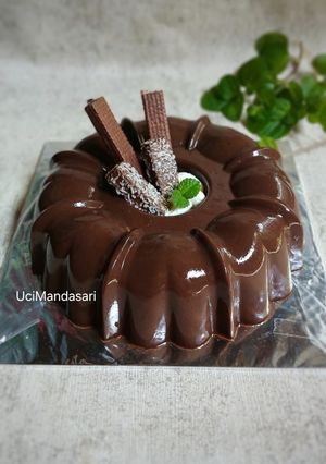 Foto resep Puding Cokelat | Triple Cokelat