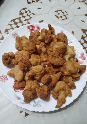 صورة لوصفة قرنبيط مقلي بوب كورن 🤩