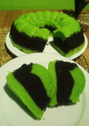Foto resep Cake ketan pandan kukus