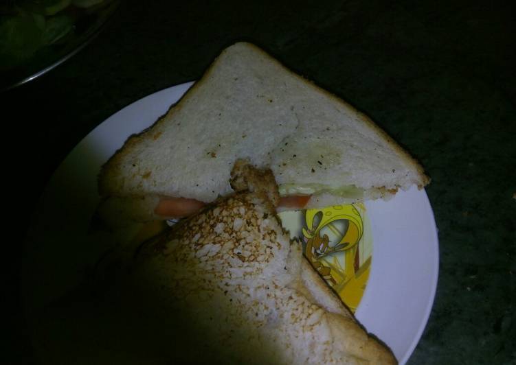 Recipe of Ultimate Simple butter sandvich for tea tym