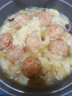 大白菜獅子頭 的食譜成品照片