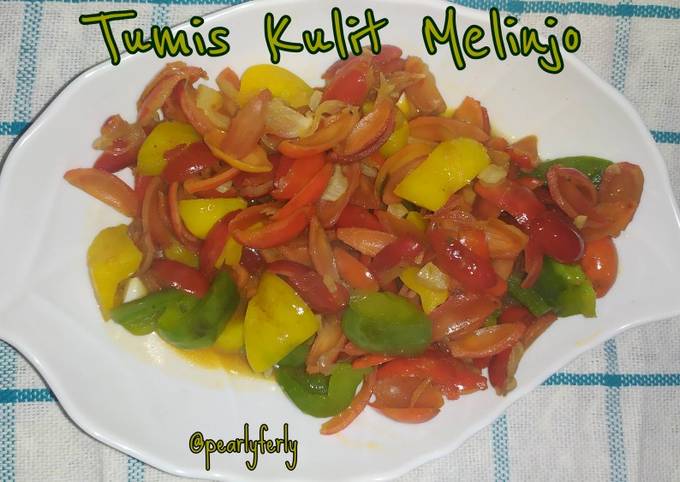 Resep Tumis Kulit Melinjo Oleh Pearlyferly Cookpad