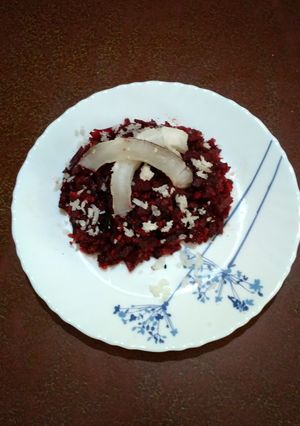 A picture of Beet coconut.