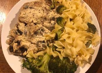 Without Fail Making Recipe Pork Tenderloin with Mushroom Cream Sauce Delicious