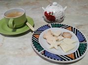 Una foto de galletitas de manteca y maicena