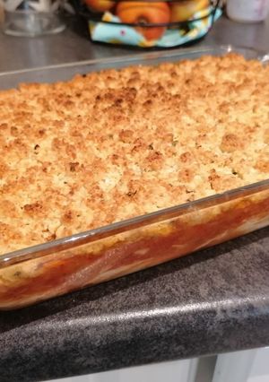 Une photo de Crumble au poisson
