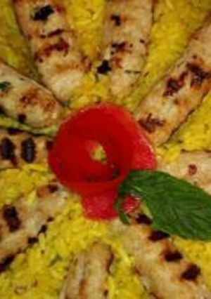 صورة لوصفة ارز وشيش طاووق