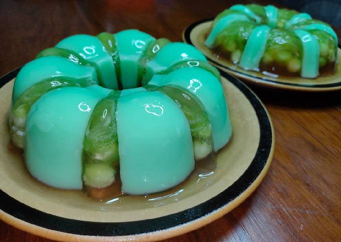 Puding Susu Melon dan Kawista (78)