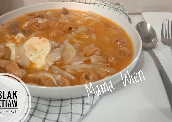 Resep Seblak kwetiaw, sosis, telor Anti Gagal