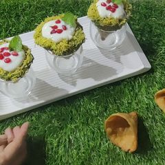 A picture of Cone Aloo Chaat.