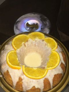 صورة لوصفة كيكة البرتقال🤍🍊