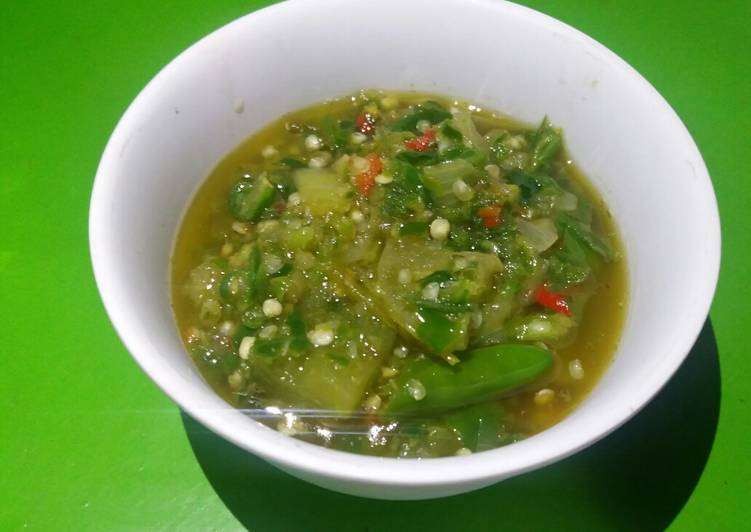 Resep Sambal lado ijo yang Bikin Ngiler