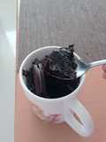 Mug cake de oreo en microondas con 3 ingredientes