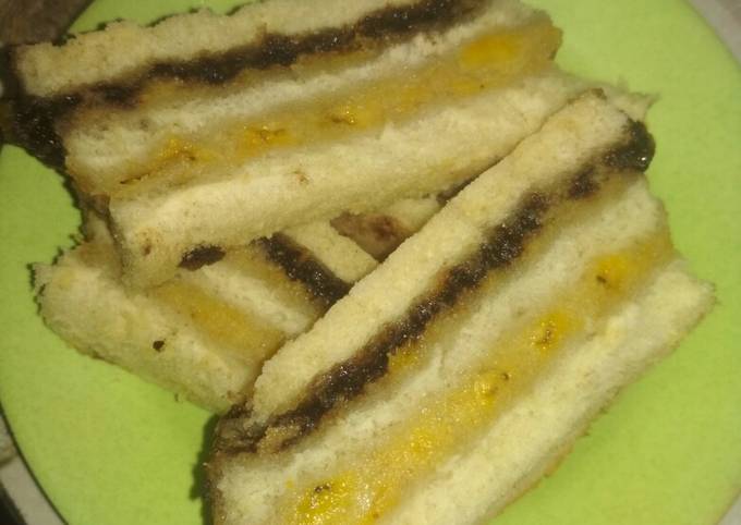 Resep Roti tawar isi pisang Anti Gagal