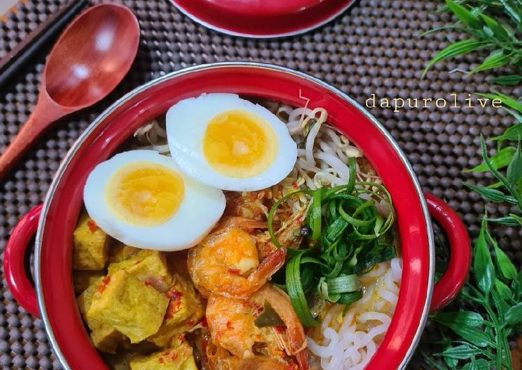 Cara Membuat Spicy Laksa With Shirataki Noodles Yang Sederhana