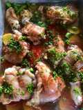 Pollo al horno súper rico y fácil.