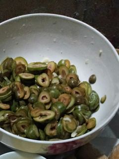 Hình của món Sung muối xổi.