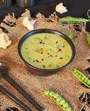Creamy Matar cauliflower soup