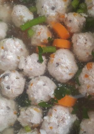 Foto resep 2. Bakso Ayam Sehat (tanpa tepung, gula, minyak)