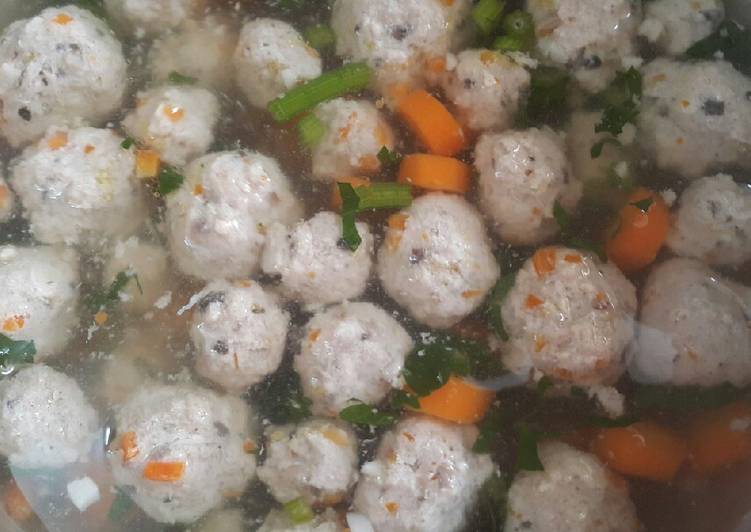 2. Bakso Ayam Sehat (tanpa tepung, gula, minyak)