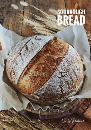 A picture of SOURDOUGH BREAD🥖.