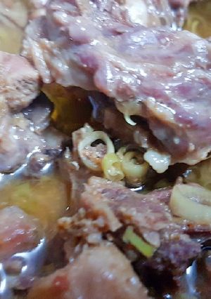 Hình của món Vịt nấu tương.