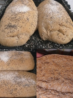 Una foto de Pan integral con chía (Económico, fácil, húmedo y esponjoso)