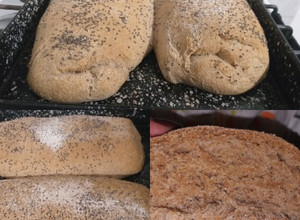 Una foto de Pan integral con chía (Económico, fácil, húmedo y esponjoso)
