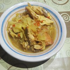 Chicken pepper soup A picture of Chicken pepper soup.