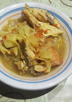 A picture of Chicken pepper soup.