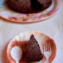 A picture of Banana Chocolate Cake (Egg less and Butter less).