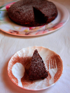 A picture of Banana Chocolate Cake (Egg less and Butter less).