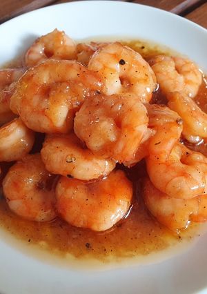 Hình của món Tôm rim.