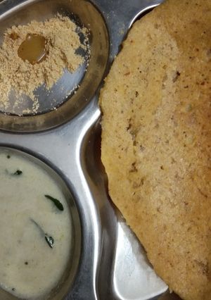 Aadai dosa with coconut chattney செய்முறை முக்கிய புகைப்படம்
